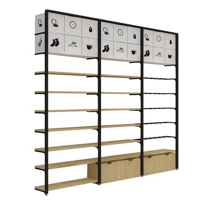 MINISO Corrosion Protection Shelf Products Showroom Display Racks Used For Boutiques And Jewelry Store