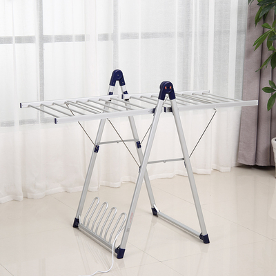 Foldable Aluminum Heated Airer Rack Hotel Manufacturer Hotel Clothes Dryer Electric Clothes Rack